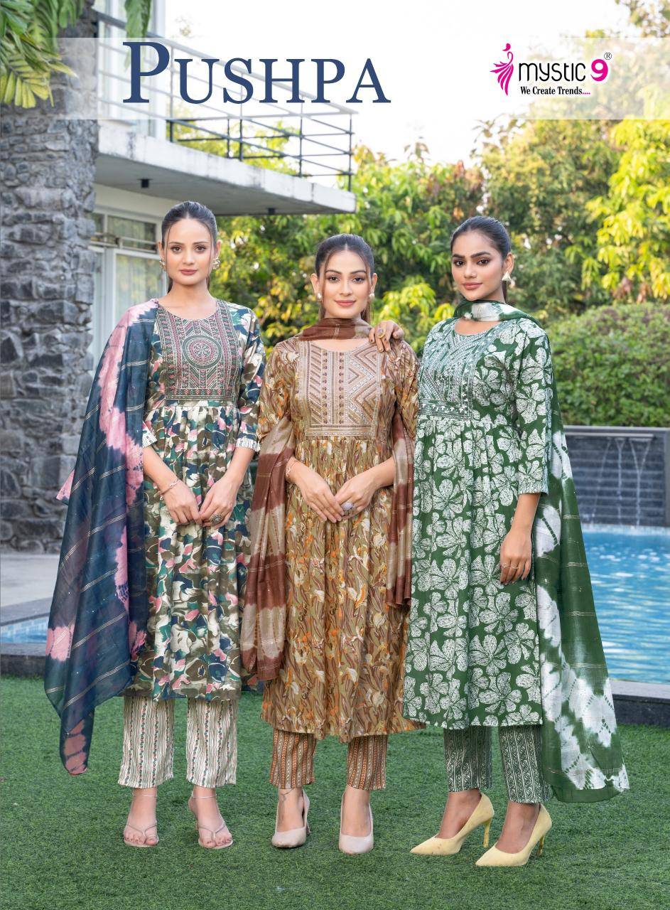 Mystic9 pushpa vol 12 Best kurti designs wholesale